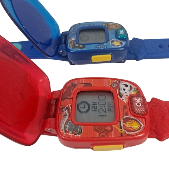 Vtech Paw Patrol Chase & Marshall Learning Watches Lot Of 2 PARTS - Picture 6 of 8